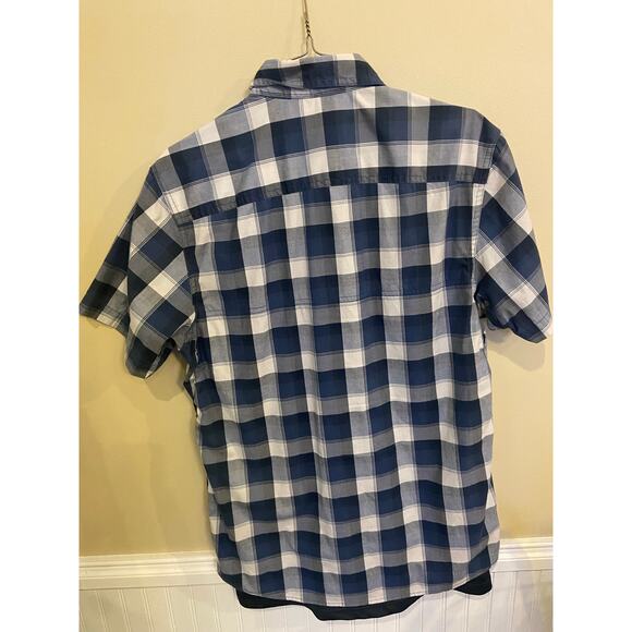 Vertx Shirt Men Medium Blue Plaid Button Up Tactical Guardian - Picture 4 of 5